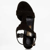 Salvatore Ferragamo EUR 37.5/US 7.5 Women's Leather Laser Cut Sandals 01I766
