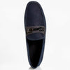 TOD'S US 5.5 Men's Blue Gommino Suede Bit Driver Loafers