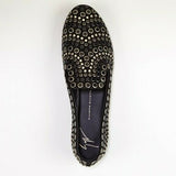 Giuseppe Zanotti US 5 Women's Studded Suede Loafers I56032