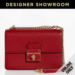 Dolce & Gabbana Rosalia Ciliegia Leather Convertible Bag