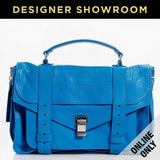 Proenza Schouler Leather PS1 Convertible Satchel Blue
