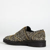 Giuseppe Zanotti EUR 36/US 6 Leather Glitter Monk Strap Shoes I56108
