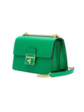 Dolce & Gabbana Rosalia Green Leather Convertible Bag