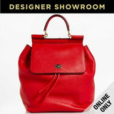 Dolce & Gabbana Sicily Red Leather Backpack