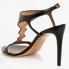 Salvatore Ferragamo US 8.5 Womens Guel Embossed Leather Heels 01I929