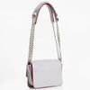 Tod's Micro Double T Gray Leather Convertible Crossbody