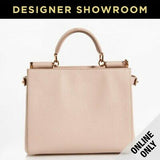 Dolce & Gabbana Sicily Pink Leather Convertible Tote