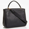 Bally Grained Black Leather Satchel