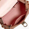 Salvatore Ferragamo Sofia Ecorce Pink Leather Small Convertible Bag