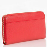 Dolce & Gabbana Ibiscus Leather Zip-Around Clutch Wallet