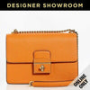Dolce & Gabbana Rosalia Orange Leather Convertible Bag