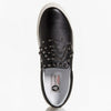 LANVIN EUR 37 Women Black Leather Studded Slip-On Sneakers