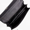 Prada Black Leather Flap Top Briefcase
