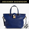 Dolce & Gabbana Dolce Blue Leather Convertible Mini Tote