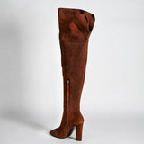 Giuseppe Zanotti US 11 Leather Over-The-Knee Boots I58050