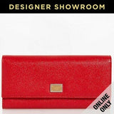 Dolce & Gabbana Rosso Leather Continental Wallet