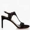Salvatore Ferragamo EUR 36.5/US6.5 Women's Leather Laser Cut Sandals 01I766