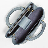 Dolce & Gabbana Blue Leather Convertible Crossbody Mini Tote