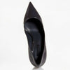 Dolce & Gabbana EUR 38 Grey Womens Leather Patent Stiletto Pumps