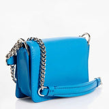 Tod's Micro Double T Leather Convertible Crossbody - Light Blue