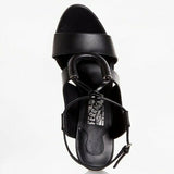 Salvatore Ferragamo EUR 37/US 7 High-Heeled Sandal Leather Mirror 640373