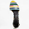 Salvatore Ferragamo EUR 36/US 6 Women's Striped Leather Sandals 641907
