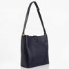 MCM Claudia Textured Leather Tote Blue
