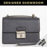 Dolce & Gabbana Rosalia Fumo Leather Convertible Bag