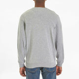 Lacoste Mens Lightweight Knit V-Neck Sweater AH7894-51S7 - Argent Chine