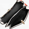 DOLCE & GABANNA Greta Striped Leather Convertible Bag