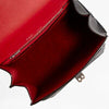 Bally Color Block Garnet Leather Convertible Crossbody