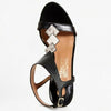 Salvatore Ferragamo US 10 Womens Guel Embossed Leather Heels 01I929