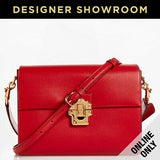 Dolce & Gabbana Lucia Red Leather Convertible Crossbody Bag