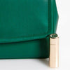 Dolce & Gabbana Margherita Green Leather Flap Top Convertible Bag