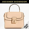 Dolce & Gabbana Greta Cappuccino Leather Convertible Bag