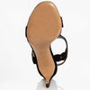 Salvatore Ferragamo EUR 38/US 8 Women's Leather Laser Cut Sandals 01I766